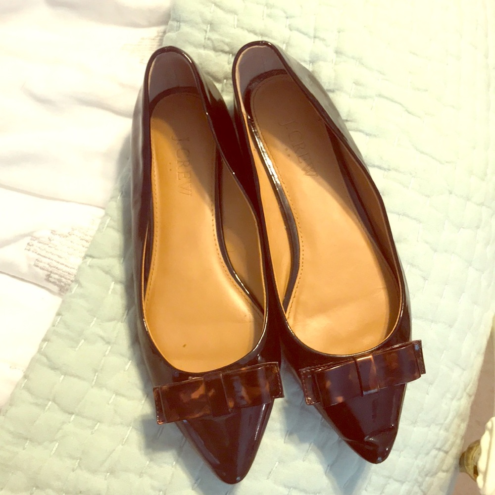 J crew bow flats. Size 6.5